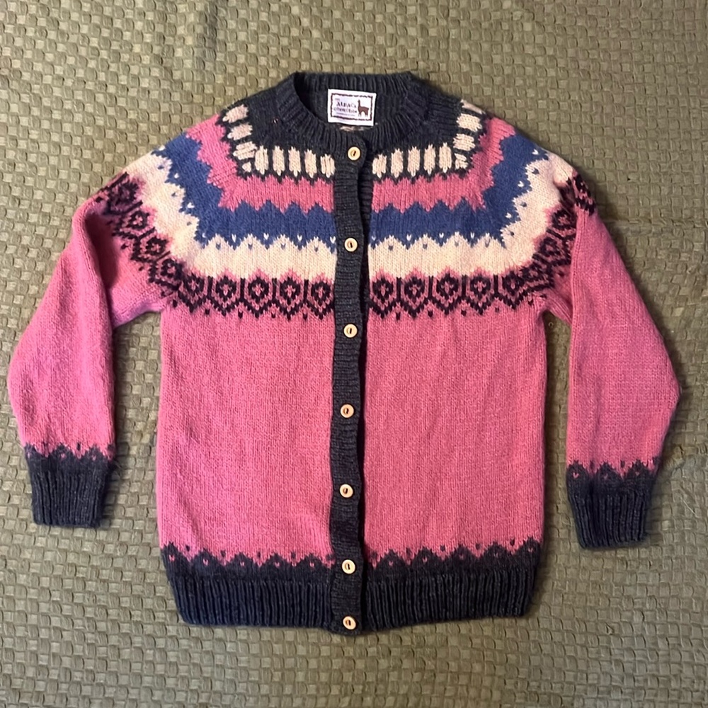 Alpaca Connection peru cardigan